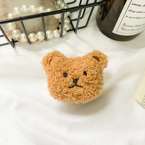 뽀글이 곰돌이 스마트톡, 1개, 브라운