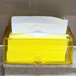 키다리아저씨 키친타올 케이스 자동높낮이 디스펜서, 옐로우, 1개