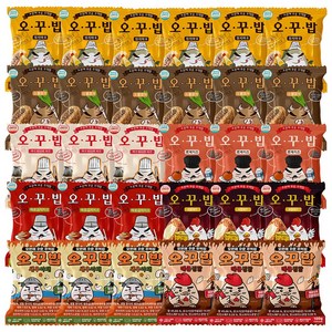 오꾸밥 오븐에 꾸운 주먹밥 세트, 100g, 30개, 8종 한달패키지