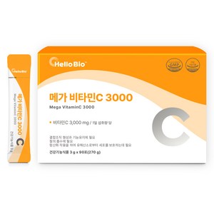 헬로바이오 메가 비타민C 3000, 1개, 270g