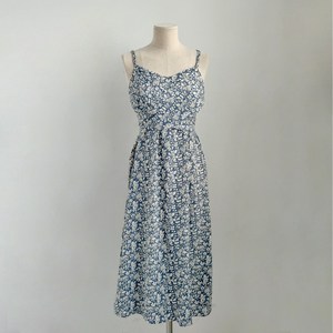 햅번홀리데이 크로스 매듭 밴딩 나시 원피스