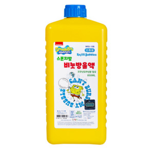 월성 스폰지밥 비눗방울 850ml, 1개, 혼합
