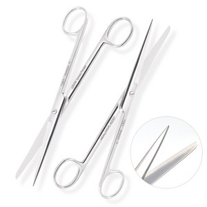 [케이솔루션] 의료용 외과가위 S/B 18cm 고급형 2개