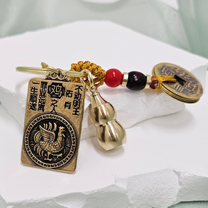 연화공방 재물운 수호신 소원성취 12간지 키링, 1개, 10.닭