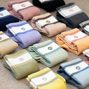 멜킨 필라테스양말 롱삭스 풀토우 요가 논슬립 프리미엄, 프레시라임, 더블 라인_롱삭스 풀토우