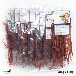 마른안주 [더해찬] 오징어소면40gx10봉/무료배송, 40g, 10개
