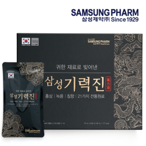 삼성제약 삼성기력진 (쇼핑백포함), 1박스