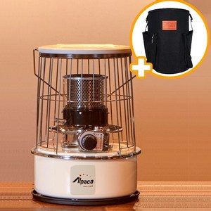 스포츠_ 알파카 캠핑 기름 난로 APC-J77CW 크림화이트 가방포함 등유 히터 심지 석유, 1개