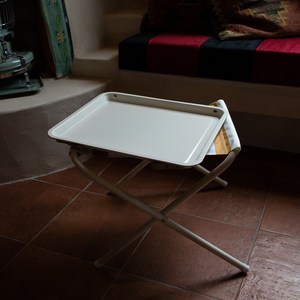 24그램 미니테이블 스트라이프옐로우 캠핑 감성테이블 BBQ체어 24gram, 스트라이프 옐로우