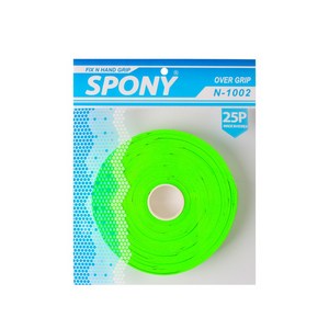 스포니 소프트핏 오버그립 25개입, 네온그린
