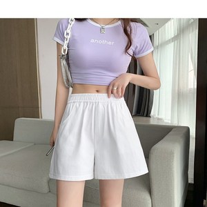 야나폴 하이웨스트 몸매보정 A라인 반바지