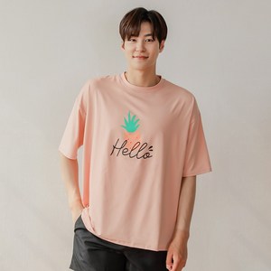 베라프 아임파인 상의 빅사이즈 루즈핏 남자 래쉬가드 M233