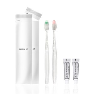 디케이 여행용 호텔용 일회용 프리미엄 JJ 칫솔치약 세트(원터치포장) X 1개입, 1개