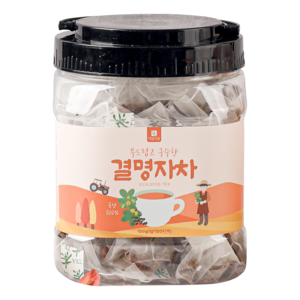 [국산 100%] 미담식품 부드럽고 구수한 결명자차 티백, 1개, 100개입, 1g