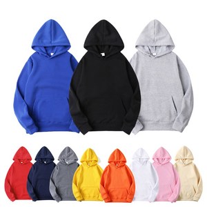 남녀공용 커플티 베이직 무지 기모 후드티 슬림핏 오버핏 겨울 패션 후드 11color
