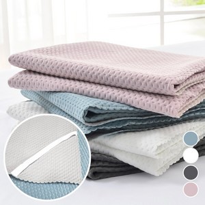 엘르넨 국내제작 스무디 6가지 침대사이즈 고정밴드형 침대패드 벨벳 극세사 패드/ 극세사 스프레드, 크림블루