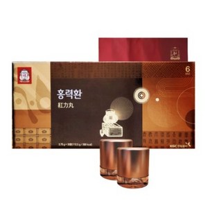 정관장 6년근 홍삼환 차가버섯 홍력환 30환+쇼핑백 가정의달 명절 부모님 선물세트 1개, 112.5g