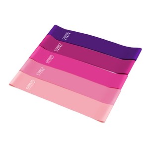 렛츠핏 루프밴드 5종 세트, 보라,연핑크, 다홍, 진핑크, 레드
