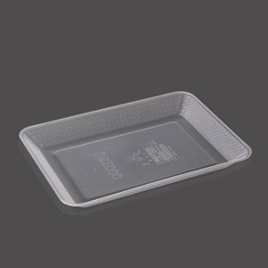 다회용 사각접시 2000번(투명)/300EA, 300개