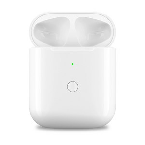 핀흔 애플 에어팟 시리즈 호환 무선 유선 충전 케이스(이어폰없음), 화이트, AirPods Pro 1세대