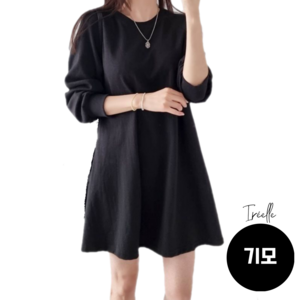 이레엘 루즈핏 미니 원피스 하객룩 캐주얼 숏원피스 오버사이즈 미니드레스