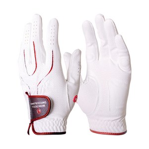 몽크로스 쿨스킨 스웨이드 골프장갑 더블쿠션패드 남성 여성, 1개