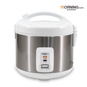 대웅 모닝컴 전기 보온 밥솥 10인용, DWR-L100KP, 화이트