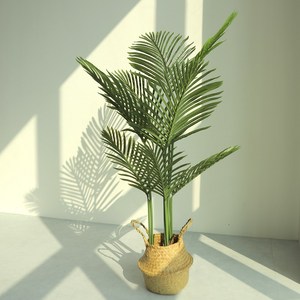 디아펠리즈 플라워 북유럽 아레카야자 조화 나무, 120cm 중형, 1개