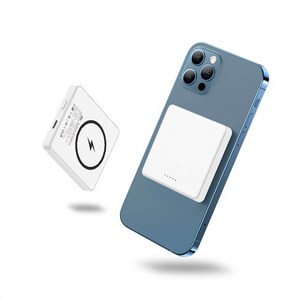 올모스 맥세이프 보조배터리, 퓨어화이트, E30B-8000mAh