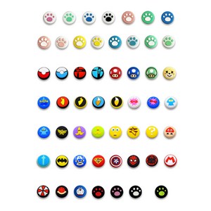 닌텐도 스위치 OLED 조이콘 아날로그 스틱커버 1개 / 조이스틱 실리콘 캡, 1-9