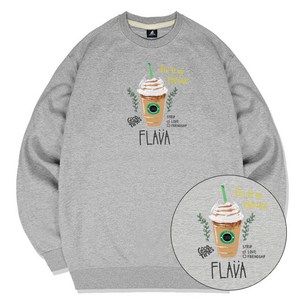 JYFASHION 카페라떼 맨투맨 빅사이즈 오버핏 맨투맨 티셔츠