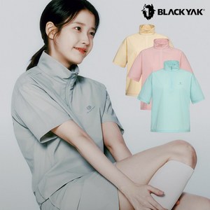 블랙야크 여름 냉감 쿨링 티셔츠 여성 아이스프레쉬A 집업 반팔티 1BYZTMU509