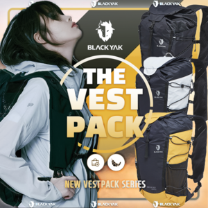 블랙야크 아이유 배낭 트레일러닝백 NOVA18L 제주 한라산 트레킹 등산배낭 레인커버 등산용품 아웃도어, YELLOW