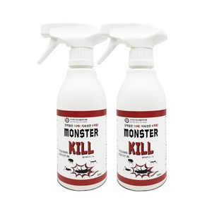 몬스터킬 300ml 초강력 살충제 바퀴벌레 지네 퇴치 약, 2병, 0.3l