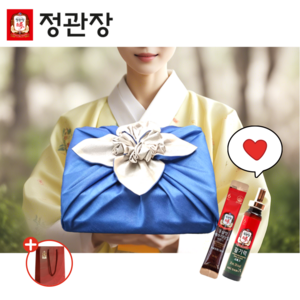 정관장 홍삼정 에브리타임 + 활기력 선물 세트 추석 설 생신 고급 추천, 에너지넘치는 스카이블루, 1세트, 520ml