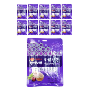 하림펫푸드(harimpetfood) 밥이보약 CAT 하루양갱 걱정없는 헤어볼, 닭, 56g, 3개