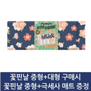 2+2 파크론 꽃핀날 라인보태니컬 주방 매트 싱크대 요가 발판 현관