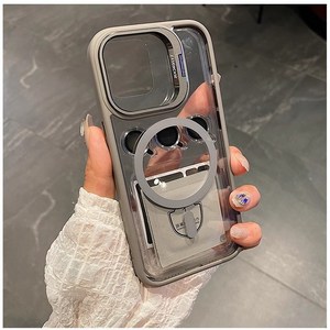 비비스 iphone 고급 반 투명 케이스 렌즈 보호 필림 강화유리 증정 아이폰 15프로맥스 케이스 방충격 맥세이프 아이폰14 거치대 아이폰15 시리즈 15Pro Max 케이스