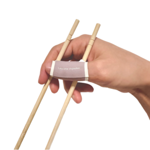 에이밴드 왼손 오른손 성인 초등학생 어린이 고리 없는 젓가락 교정기, 1개, M