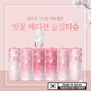 벚꽃 에디션 슬림티슈 선물세트