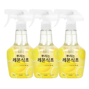 세이프 뿌리는 레몬식초 다목적세제, 400ml, 3개