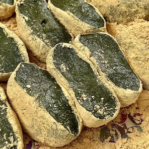 명가삼대떡집 당일생산 쑥 떡 쑥인절미 식사대용 간식 고급 개별포장 콩가루포함, 1개, 2kg