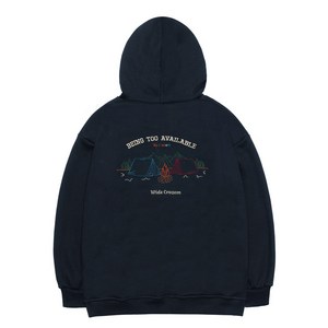 크로젬 블라인드니스 오버핏 터틀넥 양털 후드집업