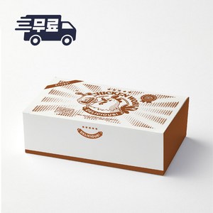 나우스팩 디자인 치킨박스 소 (200걔), 1세트, 200개