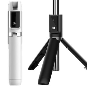 VIP 블루투스 삼각대 셀카봉 일체형, 화이트