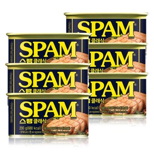 스팸 클래식, 200g, 6개