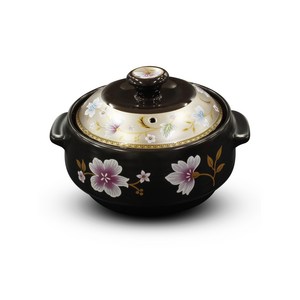 진백 내열자기 뚝배기 냄비 찜기 (대 중 소), 1개, 소