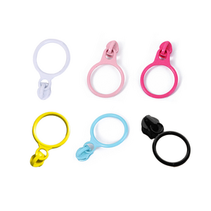 3호 링 지퍼 슬라이더, 6개, 혼합