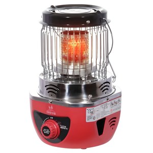 인더스 캠핑 휴대용 가스히터, IN-BU900GH, 카민레드