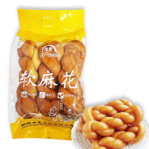 홍홍 중국식품 중국 말랑말랑 롼 마화 중국꽈배기 꽈배기 중국간식 빵, 200g, 1개